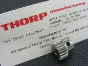 Vintage THORP Dirt Burners 4738 Ultima Maxxum Optima Javelin OT76 Final Pinion !