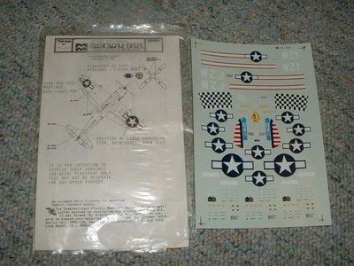 Microscale decals 1/72 72-261 P-47D Razorback E98
