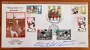 1966 WORLD CUP WINNER Geoff Hurst Signed Football Championships 1966-1996 FDC
