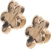 LABRIMP Unique Family Friend 2pcs Watchband Flower Nails Leopard Print Silicone Strap Decorations