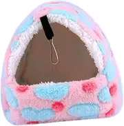 VILLFUL Soft Flannel Cotton Hamster Bed Dwarf Hamster Bedding Hanging Hammock Guinea Pig Bed House