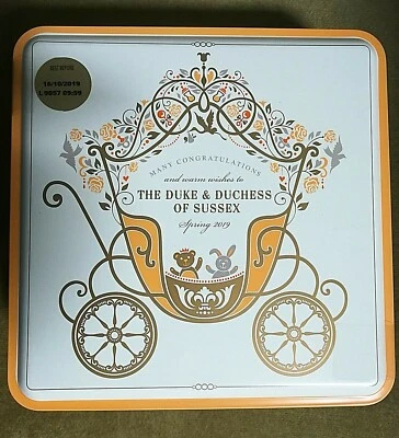 M&S The Duke & Duchess of Sussex Royal Baby Archie - Shortbread Biscuit Tin