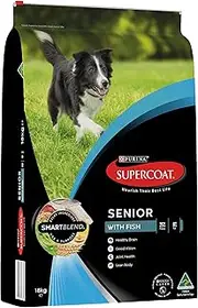 Purina Supercoat Senior Fish Dry Dog Food 18 Kg