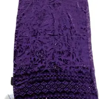 在飛比找PopChill優惠-[二手] 全新 Anna Sui經典紫色 披肩/絲巾/圍巾