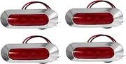 Mikinona 4pcs Led Boat Lights High Brightness Waterproof Boat Deck Lights for Pickup Truck Automotive Grade