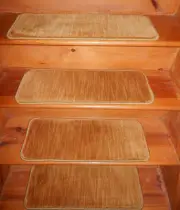 13 = Step 10'' x 26'' Tufted carpet Wool Woven Stair Treads