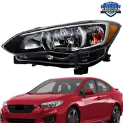 Headlight Chrome For 2017-22 Subaru Impreza/18-23 Crosstrek LH Halogen Headlamp (for: Subaru)