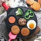 7-Hole Mini Pancakes Maker Pancake Pan With Cute Patterns Nonstick Pancake VA