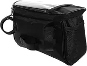 WESIEVYA Bicycle Handlebar Bag Versatile Top Tube Storage for Road Mountain Bikes with Multiple Pockets Bike Accessory for Easy Access Transport
