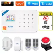 WIFI GSM Security Alarm System Works With Alexa Burglar Detector Sensor APP