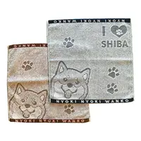 在飛比找蝦皮商城優惠-日本製柴犬刺繡方毛巾 小方巾 柴犬毛巾 柴柴 柴犬禮物 柴犬