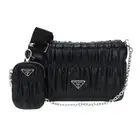 Prada 1BD289 Pattina Gaufre Nappa Leather, Black