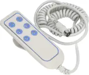 Universal 6 Button Motor Hospital Bed Remote Control - Replacement Remote Hand Control with 8 Pin for Lifting Bed default