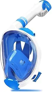 Kids Full Face Snorkeling Mask Anti-Fog and Anti-Leak Snorkel Set