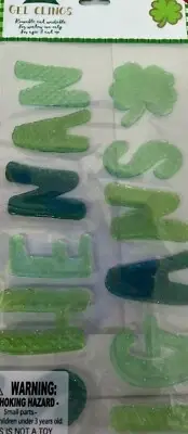 St. Patrick’s Day Reusable Gel Clings Shenanigans
