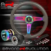 For 89-05 Eclipse Extender Hub Adapter 6Bolt Steering Wheel Wakaba Horn Button (for: Subaru)
