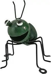 Oimzzr Creative Iron Ant Wall Sculpture（Small eyes G）Rustic Pastoral Animal Decor for Indoor/Spaces, Hand-Painted 3D Metal Ant Art, Perfect for Garden, Yard, and Home Decoration