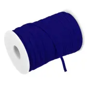 Flat Elastic Band for Sewing 1/8" x 109 Yards Dark Blue Stretch Strap Roll