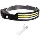 Induction Light Lamp COB Light Lamp Headlight Flashlight USB7195