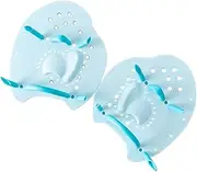 Swimming Hand Paddles Swim Hand Paddles with Adjustable Strap Flat Paddles Hand Fin Flippers Swim Gloves Swimming Accessories