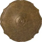 Ekena Millwork Ceiling Medallions 18-7/8"x1-1/2" Pompeii Urethane Rubbed Bronze