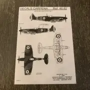 Model Aircraft Decals: Spitfire Ref 48.82