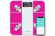 Monika Smart Scale Digital Bathroom Scale for Body Weight Fat Muscle Mass Bluetooth Accurate Weight Scale with Smartphone App