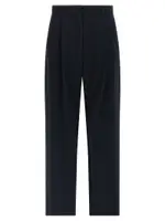 [S Max Mara] S Max Mara-Siri Pantaloni Blu-Donna 40IT