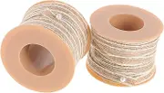 SHINEOFI 3sets Natural Jute Twine Ribbons for DIY Crafts Packaging and Wrapping Durable Twine for Each for Festivals and Decorations 2rolls*3