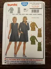 Burda 8060 UNCUT Sewing Pattern, Misses' Dress & Jacket, Size 8-18