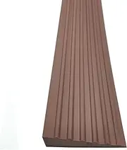 ZZLQIAN PVC Rubber Solid Non-Slip Ramp Threshold Reducer-Wheelchair Transition Strip-Butt Up Threshold-Moldings Trim-for Doorways Floor Tile Edge Wheelchair Scooter 3.1ftx7.5cmx1.5cm Brown, 3/5inch