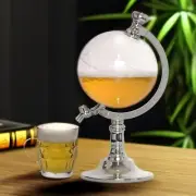 1.5L Whiskey Decanter Set Globe Dispenser - Antique Glass Liquor Wine Dispenser