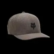 Fox Racing Fox Head Select Flexfit Hat Cap Black Charcoal