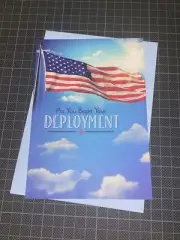 Hallmark Deployment Card: American Flag Make A Better World Countdown Come Home