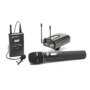 Azden 330LH UHF On-Camera Hand-Held Body-Pack Microphone System Kit