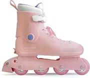 Inline Skates for Women Girls, Pink Adjustable Roller Blades for Adult Female