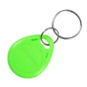 10Pcs ID Card Key Fobs RFID Proximity 125KHz TK4100 Read Only Token Tag Green
