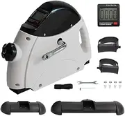 Mini Exercise Bike Foot Pedal Exerciser 8 Magnetic Levels Resistance Quiet and Smooth LCD Workout Equipment for Home