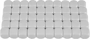 50 Pack 16MM Blank White Dice Set Acrylic Rounded D6 Dice Cubes for Game,Fun,DIY Sticker and Math Teaching