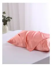 [Natural Home] Luxe Mulberry 25 Momme Silk Pillowcase 2 Pack in Blush