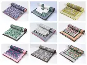 Indian Handmade Block Print Baby Quilt, Pure Cotton Hand Block Kantha Baby Quilt