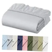 100% Cotton Queen Fitted Sheet Only - Crispy Cooling Percale Sheet -