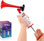 Handheld Air Horn, BANHAO Aluminum Loud Noise Maker Safety Boat Car Sports Events Handheld Air Pump Loud Safety Horn for Boats