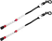 BESPORTBLE 2Pcs Golf Score Counter Wrist Golfing Tool Lightweight Beaded Stroke Keeper Durable Golfing Accessory for Enthusiasts No Battery Needed