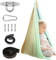 Sensory Pod Swing – 4 Pieces Elastic Sensory Hammock for Kids | Double-Layer for Sewing Children's Clothes | R Swing Elastic Children's Hammock for Relaxation and Sensory Play