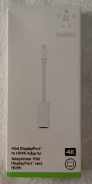 Belkin Mini DisplayPort to HDMI Adapter for 4k Most Mac Computers (New)