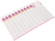 ARTSEWPLY Lash Extension Adhesive Strips Card Eyelash Extension Storage for False Lashes Card