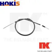 CABLE PARKING BRAKE 904766 FOR AUDI 80/B3 COUPE RN/PP/ABB 1.6L RU/SF/JN 1.8L