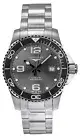Longines Hydroconquest Grey Automatic Diver's 300M Men's Watch L3.782.4.76.6