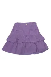 Cord Frill Skirt--PAP-20895